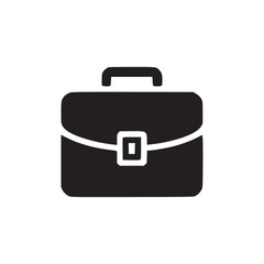 Vector art of briefcase icon symbol of business, office, work, job, career, finance, investment vector illustration of a simple flat design for websites, apps, presentations, and marketing materials
