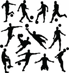 Soccer Player Silhouettes.eps