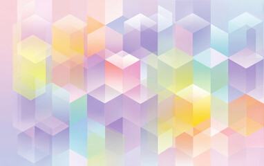 Obraz premium Colorful Geometric Hexagonal Abstract Pattern Background