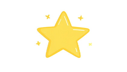 Animated, pixelated star graphic