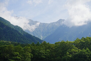 Obraz premium Kamikochi in Nagano, Japan - 日本 長野 上高地