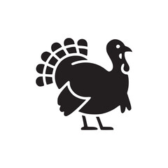 Illustration of a turkey ideal for thanksgivingthemed designs, representing poultry, or adding a touch of nature to projects, symbolizing gratitude and harvest in various creative works