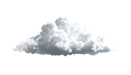 Pixelated cloud graphic against black background