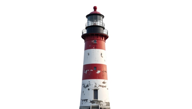 Lighthouse PNG, Transparent Background, Coastal Tower, Beacon of Light PNG, Ocean Navigation Building, Seaside Lighthouse Illustration, Marine Safety Tower, Island Lighthouse Clipart