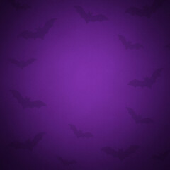Flying bats gradient background