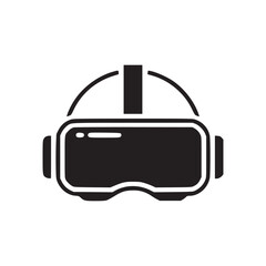 Vector art of virtual reality headset a cuttingedge vr headset, symbolizing immersive digital experiences and futuristic technology the sleek design highlights the innovation and potential of virtual 