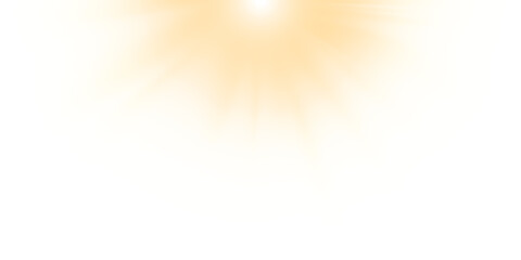 Obraz premium Sun Light Png Overlay