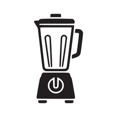 Illustration of a blender this minimalist design showcases a modern kitchen appliance, perfect for representing cooking, smoothie preparation, or appliance sales and services