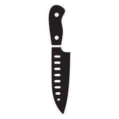 Illustration of a kitchen knife this simple and modern design is perfect for websites, apps, and print materials related to cooking, kitchen utensils, or culinary arts the clean lines and minimalist s