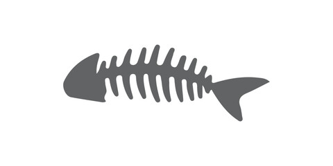 Fishbone Skeleton Illustration