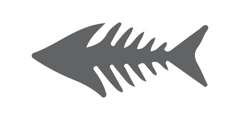 Fishbone Skeleton Illustration