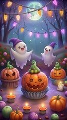 Haunted Halloween Bakery Banner