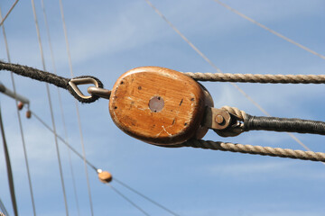 Pulley and rope