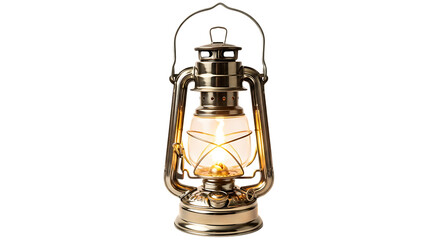 Vintage lantern with warm, inviting glow perfect for camping, ambiance, and romantic settings