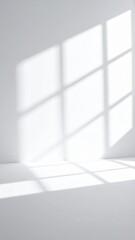 Obraz premium Abstract black studio background for product presentation. Empty room with shadows