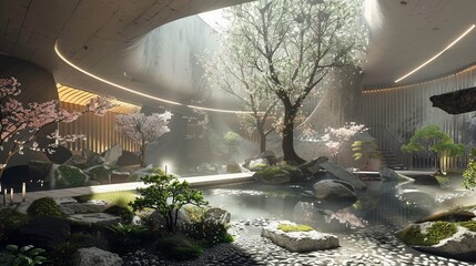 Sustainable Healthcare Clinic in a Vibrant Solarpunk City A Serene Oasis of Wellness