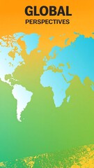 World map graphic design