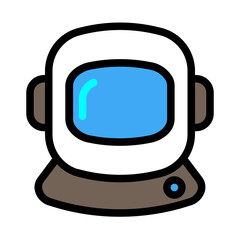 Astronaut Helmet Icon