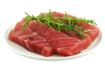 Sliced Raw Fish with Garnish