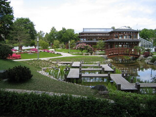 Steg Feng Shui im Japanischen Garten in Bad Langensalza