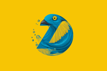 blue and yellow macaw ara