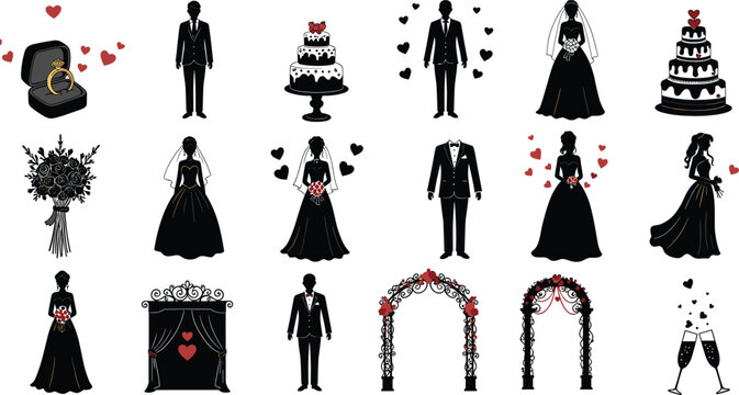 "Wedding Vector" Images – Browse 6,772 Stock Photos, Vectors, and Video ...