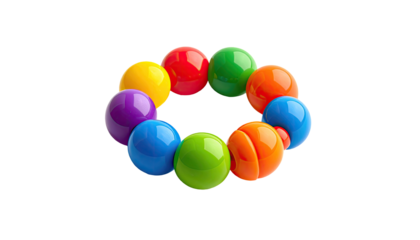 Colorful circular toy