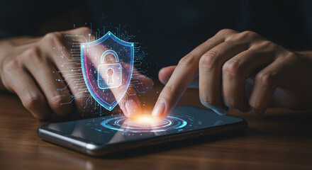 Protecting digital identity with secure smartphone access and advanced cyber security shield