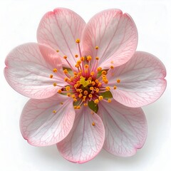 Close-up of a delicate pink flower (9)