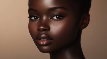 The lighting should emphasize the natural beauty of her skin tones and imperfections, capturing a raw, authentic look in 8K ultra-detailed beauty photography. The overall mood should evoke a sense of 