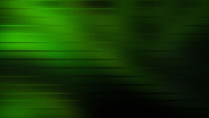 Abstract green background with horizontal lines and blurred organic shapes suggesting movement and nature