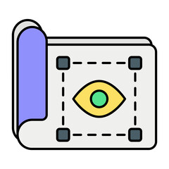 Web Design and Development or graphics Design Color Outline Icons Pack and Illustrations  