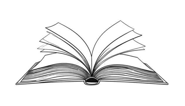 Open book illustration (2)