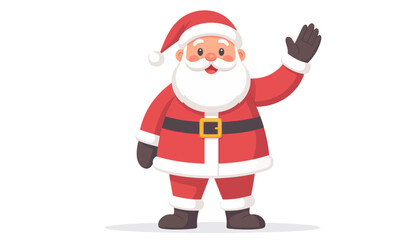 santa claus isolated on white background