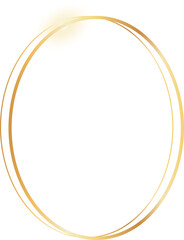 golden oval frame