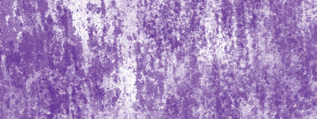 Abstract violet paint strokes with distressed textured wall effect