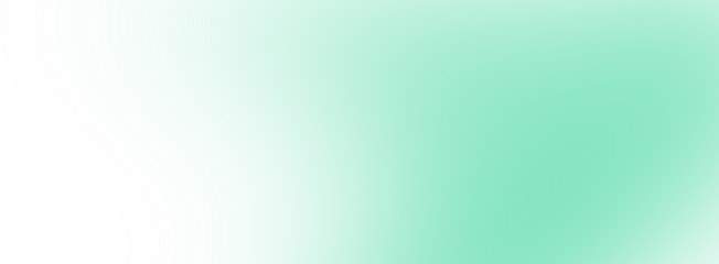 Smooth abstract mint green gradient shape, a soft and elegant transparent element for modern digital backgrounds.