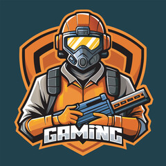 fighter Game logo design 