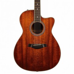 Obraz premium Acoustic guitar isolated on white background