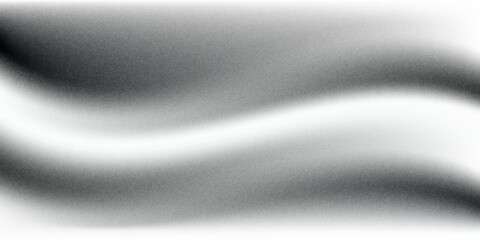 Black dark gray silver white wave abstract background for design. Light wave, wavy line. Ombre gradient. Noise rough grungy grain brushed metal metallic effect.eps10