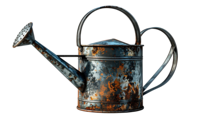 Rustic watering can