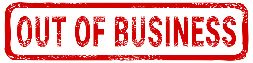 Dirty red stamp mark 