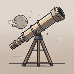 Retro telescope in space