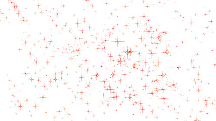 Fototapeta premium All-Over Pattern of Red and Orange Stars