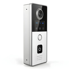 Fototapeta premium Smart video doorbell with high-definition camera, two-way audio, motion detection, night vision, Wi-Fi enabled,