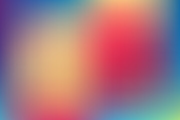 Warm and Cool Color Blend Gradient Background abstract