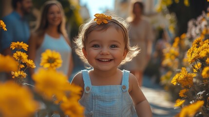 Toddler Taking First Steps Towards Smiling Parents (Cinematic, Realistic, 8K, Soft Natural Lighting, Emotional Scene) --ar 16:9 --stylize 750 --v 6.1 Job ID: 3af993db-875c-4552-9d43-6baeabc430ff