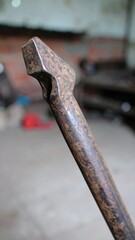 Rusty metal tool point