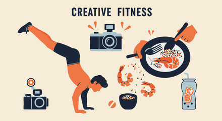 Creative Fitness A Holistic Approach to Health and Wellness Combining Exercise, Healthy Eating, and Capturing Moments