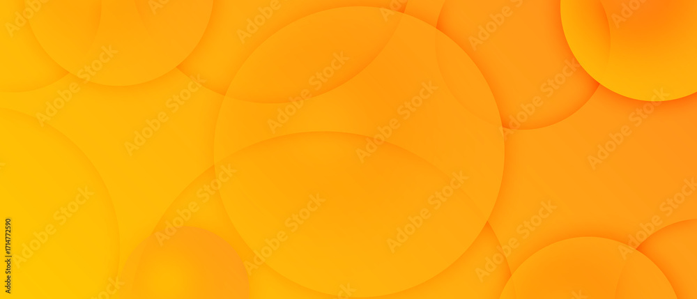 Canvas Prints modern orange graphic design element cutout style concept for web banner
